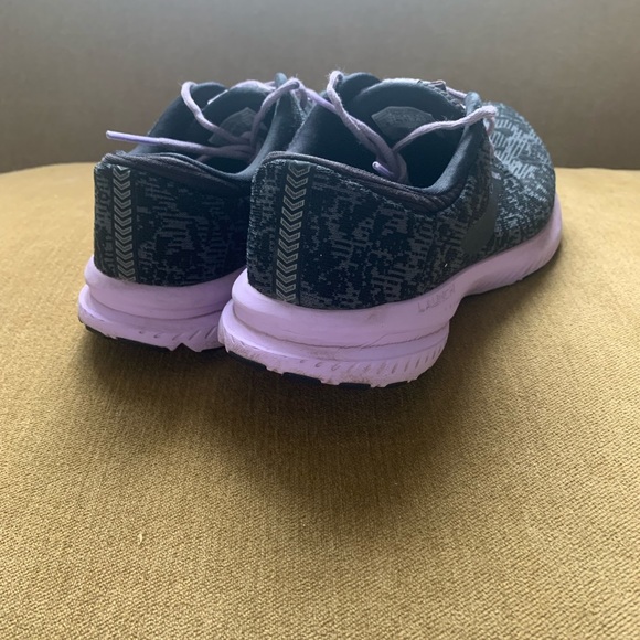 BROOKS Launch 6 size 9 womens shoe black grey purple - Picture 2 of 9